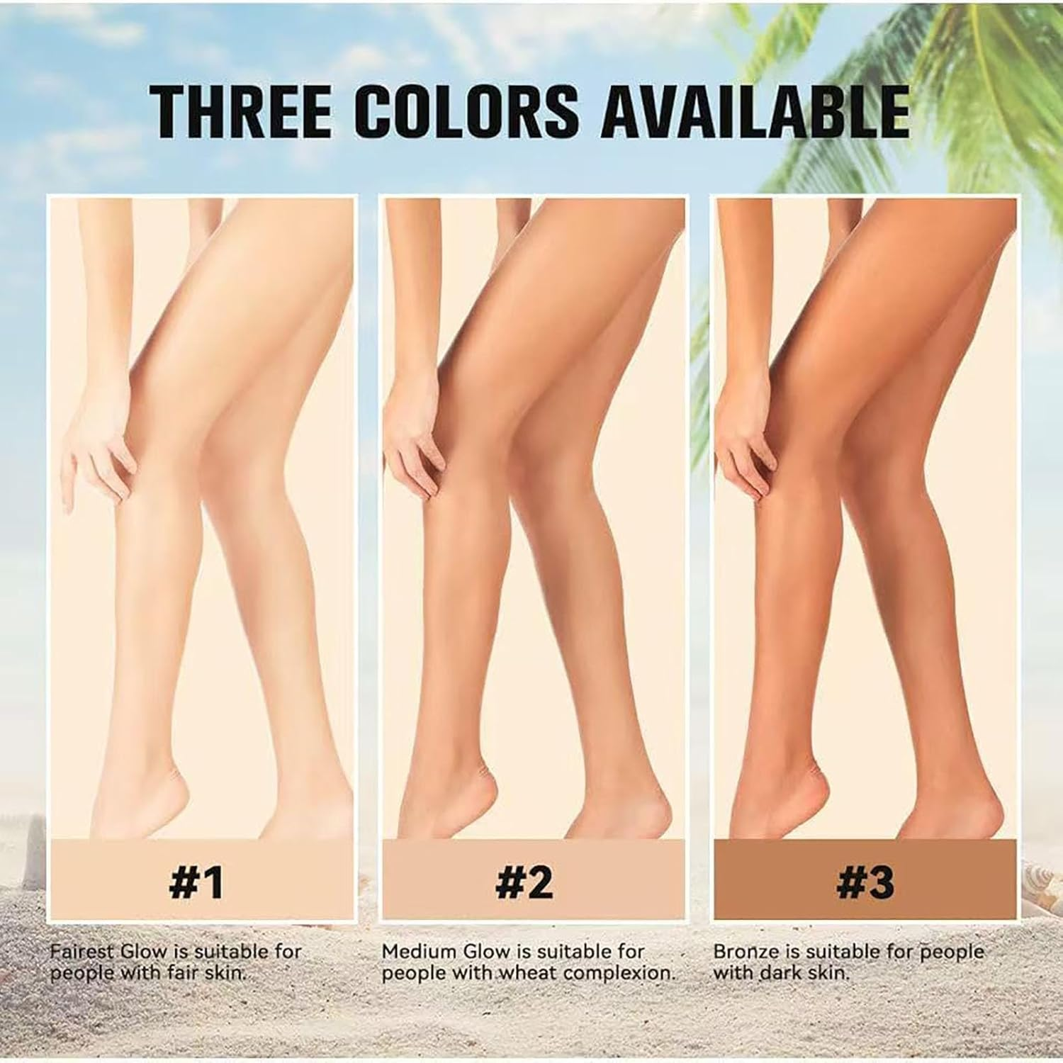 Miracle De Paris Body Coverage Perfector, Miracle De Paris Leg Makeup, Body Coverage Perfector, Transfer-Resistant, Waterproof, Lasts for All Skins (01+02) - 01+02 image number 2