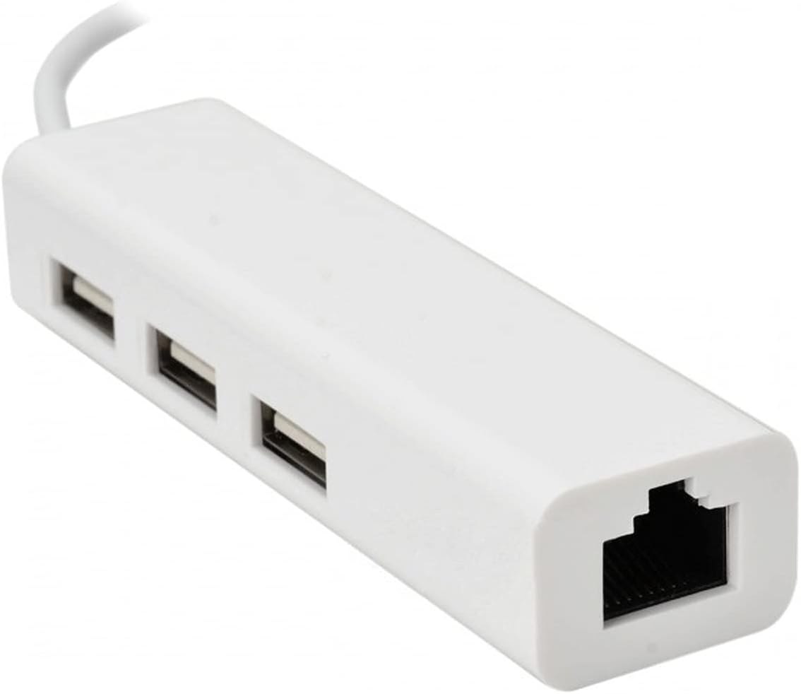 CY USB 3.1 Type C USB-C Multiple 3 Ports Hub with Ethernet Network LAN Adapter for Macbook & Chromebook image number 1