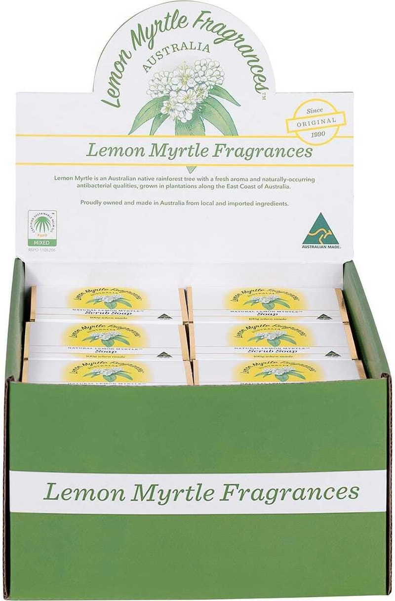 Lemon Myrtle Fragrances Mixed Soap Bars 24 Pieces, 100 Grams