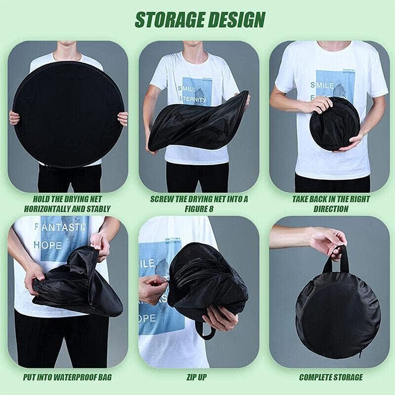 2-8 Tier Drying NET Large Shelf HYDROPONIC Hanging Grow HERB Plant Dry Rack Durable Fabric&ndash; Perfect for Plants & Grow Harvest image number 2