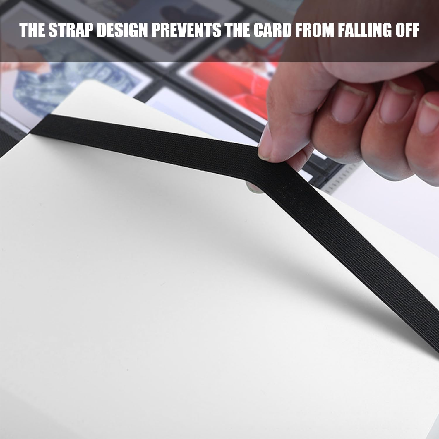 9 Pocket Trading Card Binder Holder, Card Binder for Game Cards Binder 9-Pocket, Sports Card Album with Card Sleeves, Basketball Card Sleeves Compatible with Yugioh MTG Cards, Put up to 360 Cards image number 4