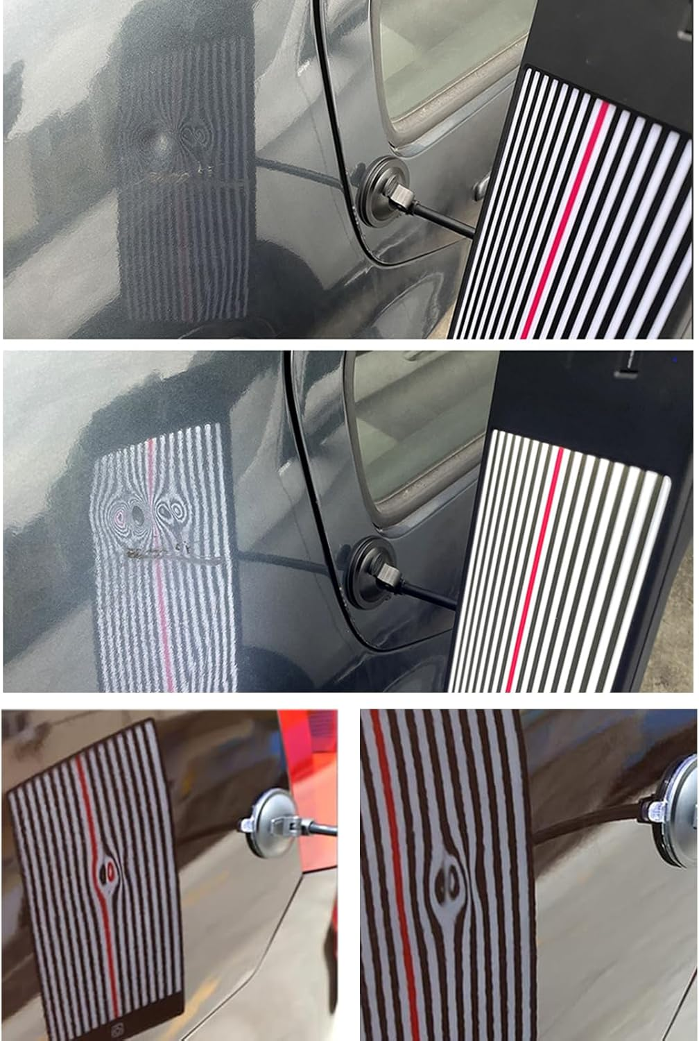 LED Reflector Line Board Light Paintless Dent Finder Lamp Car Repairing Dent Detector 30 * 20Cm 11.81 * 7.87Inch (Panel Size 24X15Cm) image number 4