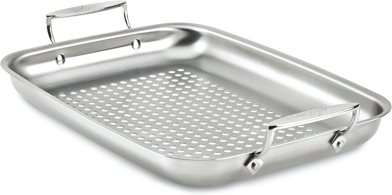 All-Clad Outdoor Stainless Steel Roaster 15 X 11 Inch Roaster Pan, Pots and Pans, Cookware