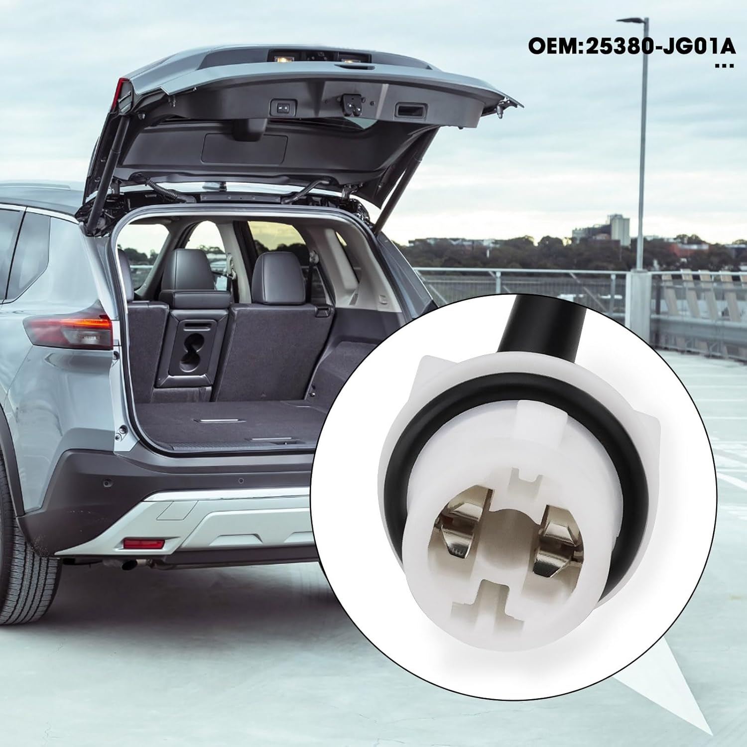 OTOTEC 1Pc Car Trunk Switch Opener Knob Handle Tailgate Trunk Release Button 25380-JG01A 25380JG01A Compatible with Nissan X-Trail T-31 2007-2013 image number 5