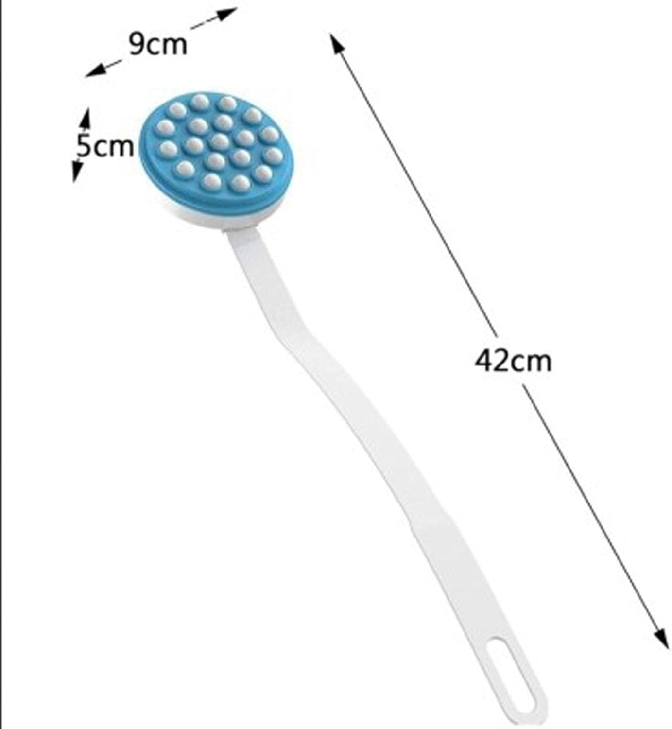 Long Handled Lotion Oil Applicator, Body Leg Back Bath Brush Scrub Massager Shower Bath Supplies Tools image number 1
