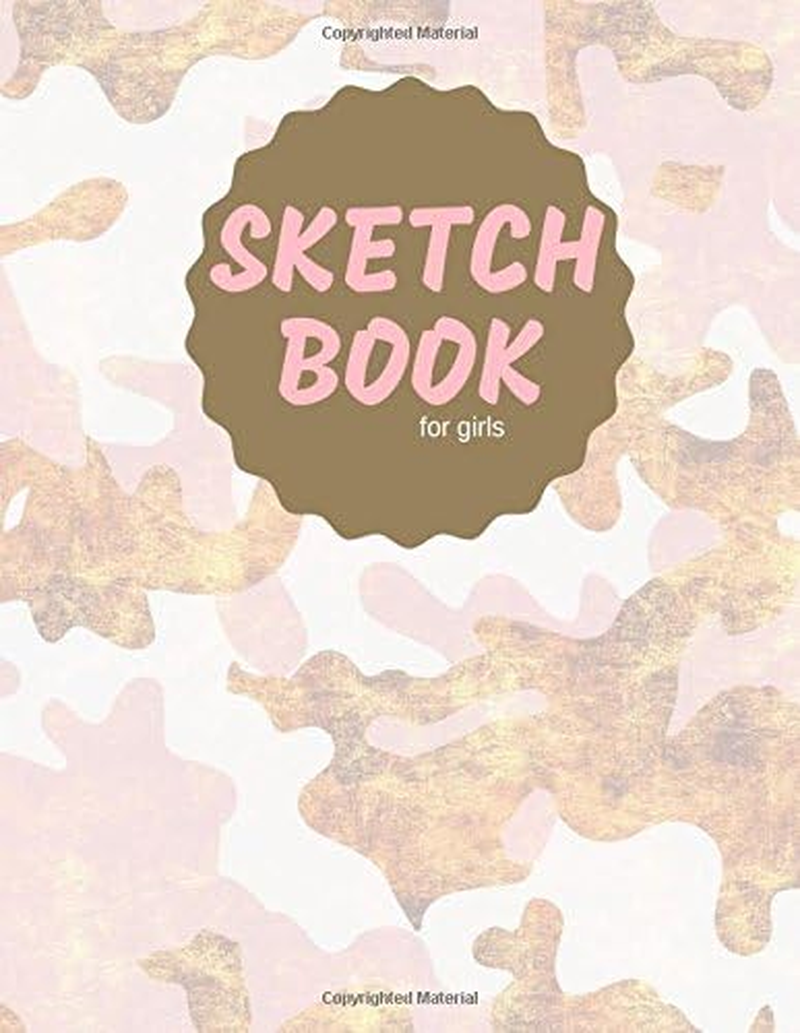 Sketch Book for Girls: 8.5" X11", Blank Paper for Drawing, Arts and Crafts Drawing Pad for Sketching and Doodling image number 1