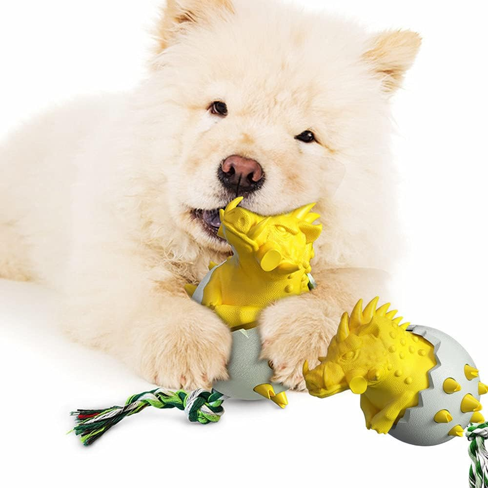 Dog Chew Toy, Creative Boar Egg Looking Molar Stick Bite Resistant Pet Dog Cleaning Toothbrush Interactive Toy for Pet Molar Stick Indestructible Durable Dog Chew Toys image number 3