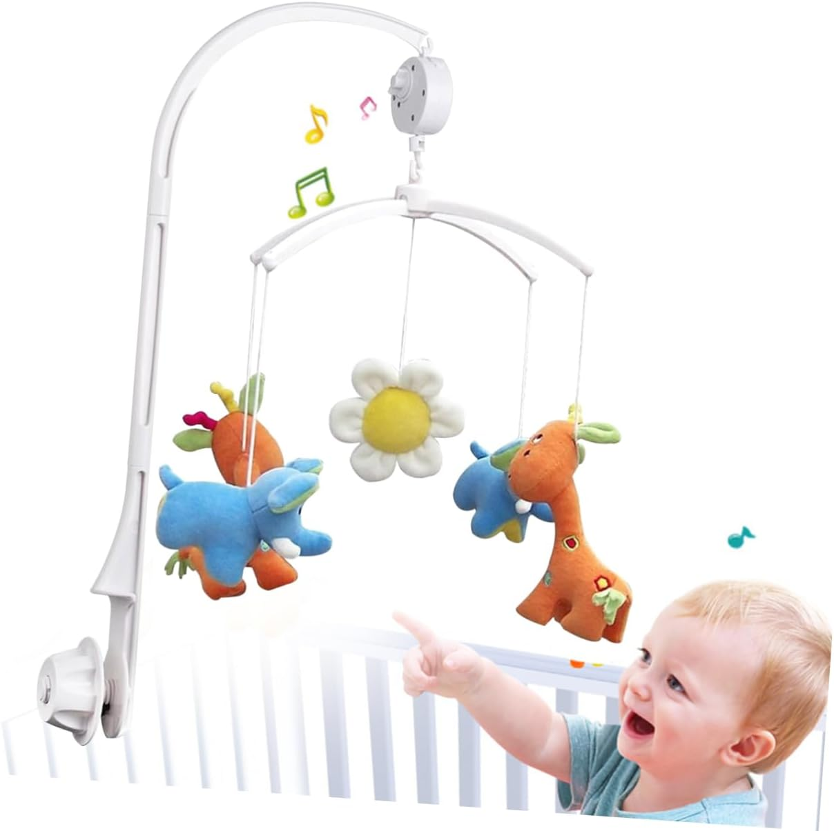 Vaguelly Hanging Bell Bracket for Crib Bell Holder Music Box Newborn Toys Months image number 4