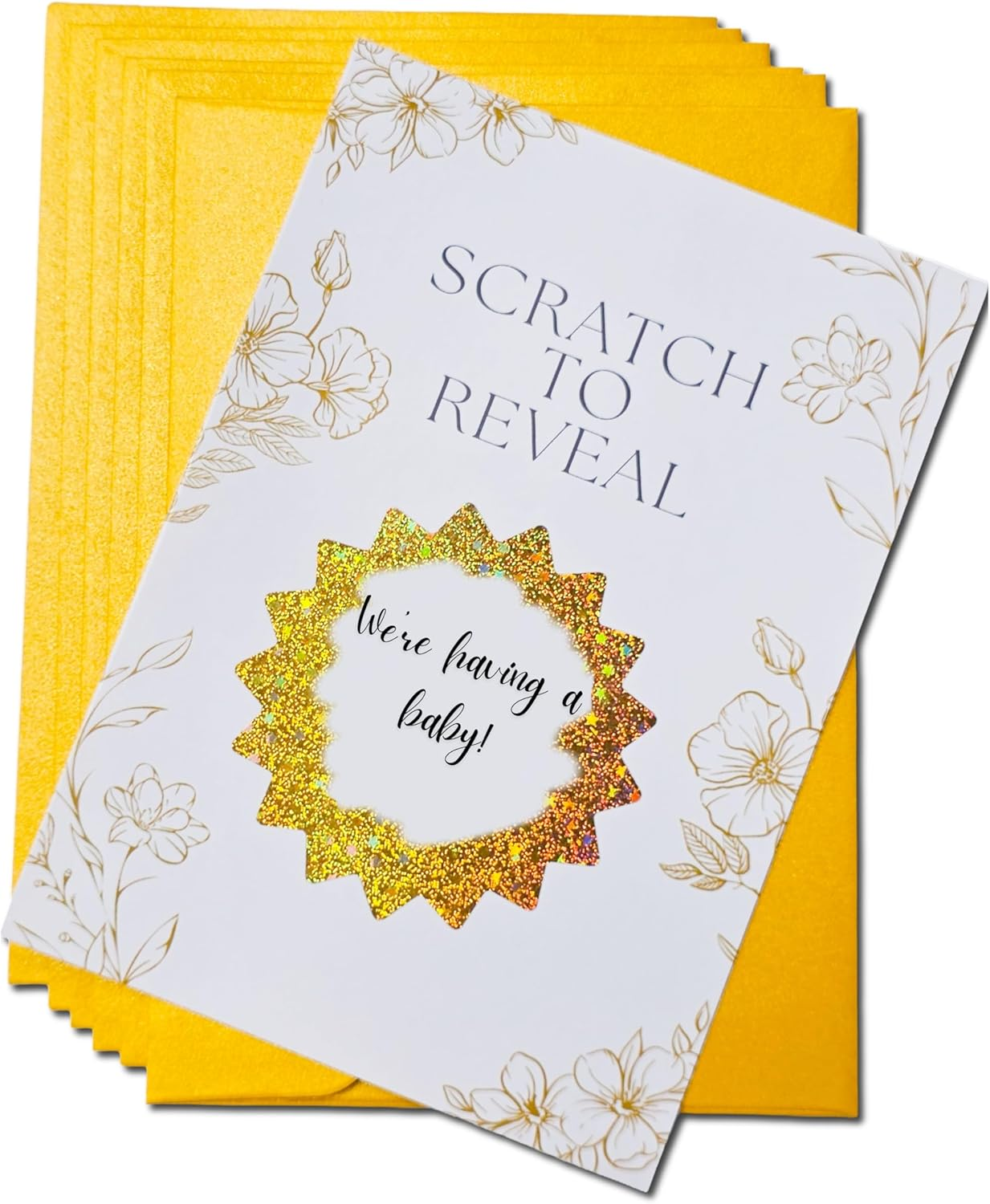 Scratch to Reveal | (We'Re Having a Baby | 6 Cards) - Auntie | 2 Cards image number 2