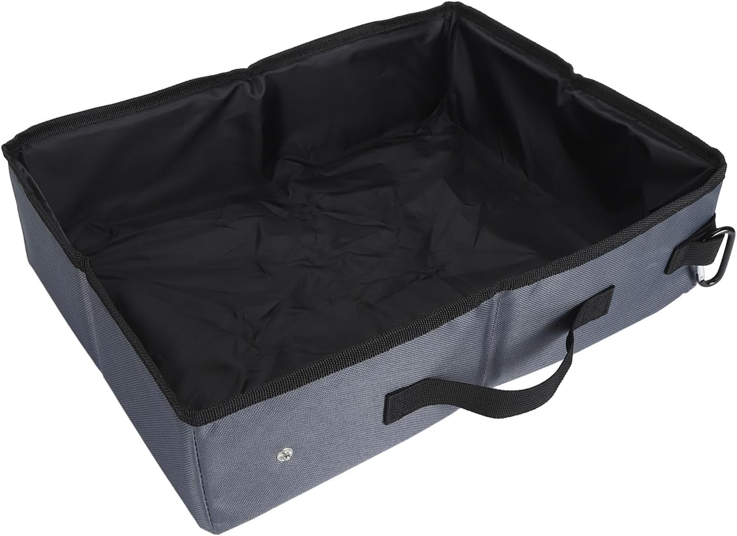 Portable Cat Travel Litter Box, Foldable Travel Litter Box for Cats, Easy to Clean Reusable Cat Toilet Box Portable Cat Litter Tray for Camping Road Trips (S) image number 4