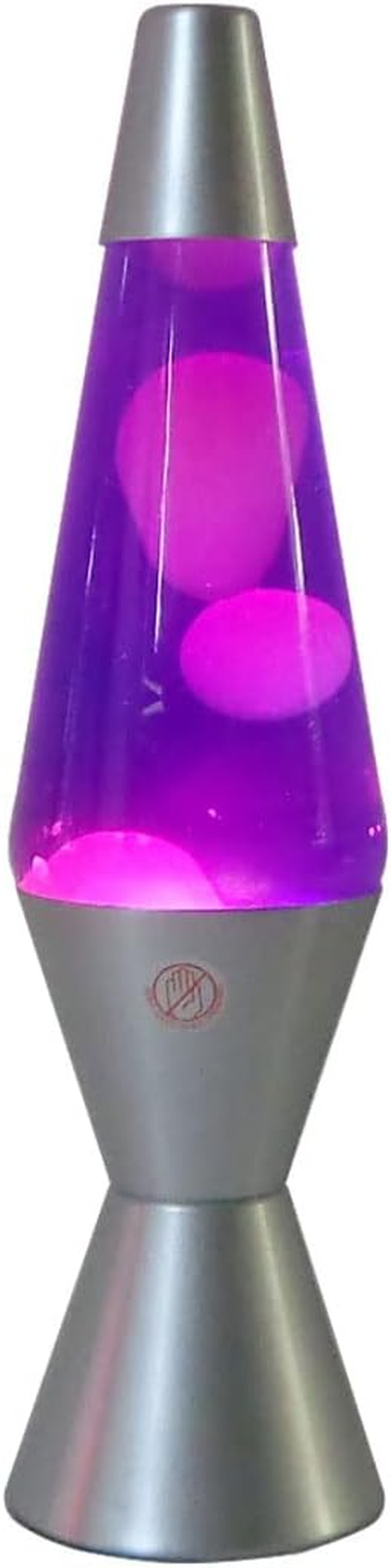 EOE Lava Table Lamp, 36 Cm Height, Purple/White image number 2