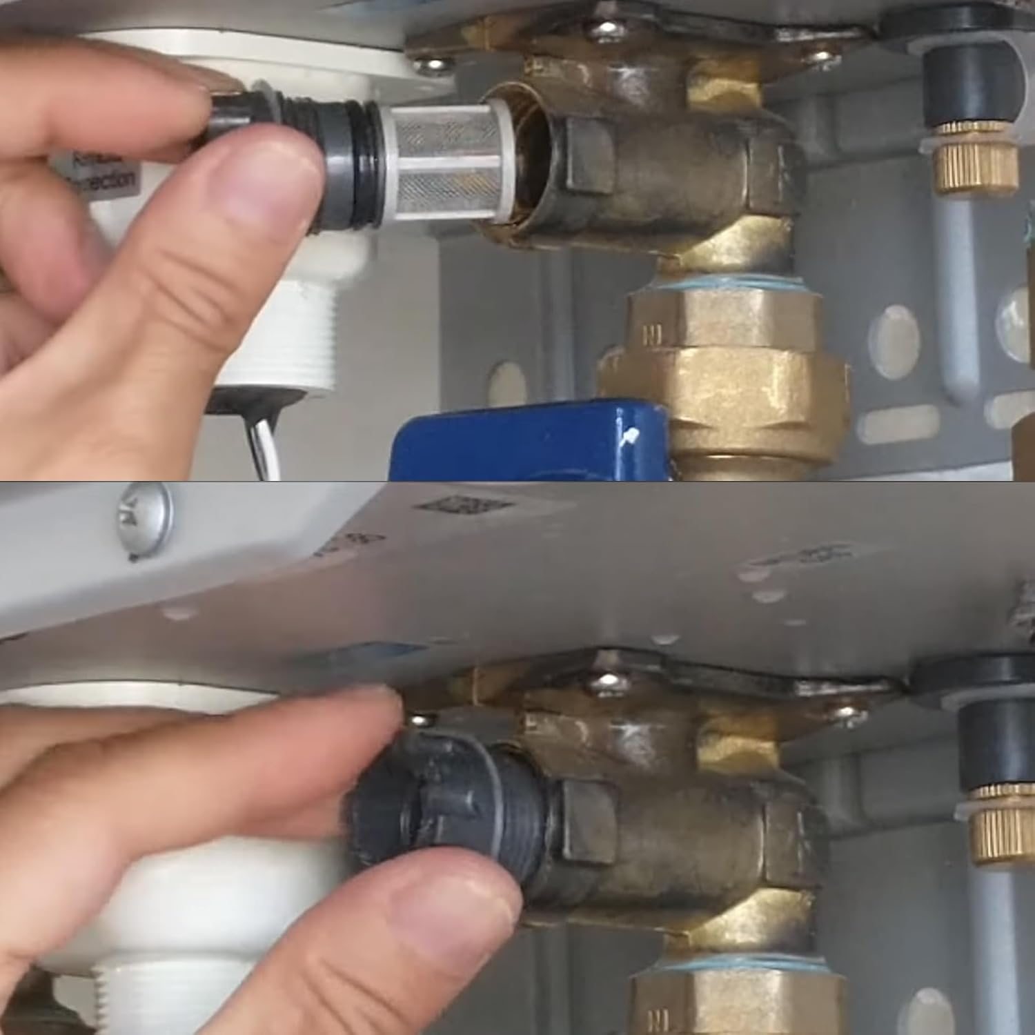 6 Pack H98-510-S Tankless Water Heater Inlet Screen Assembly， for Rinnai Tankless Water Heater, Rinnai Filter Screen image number 4