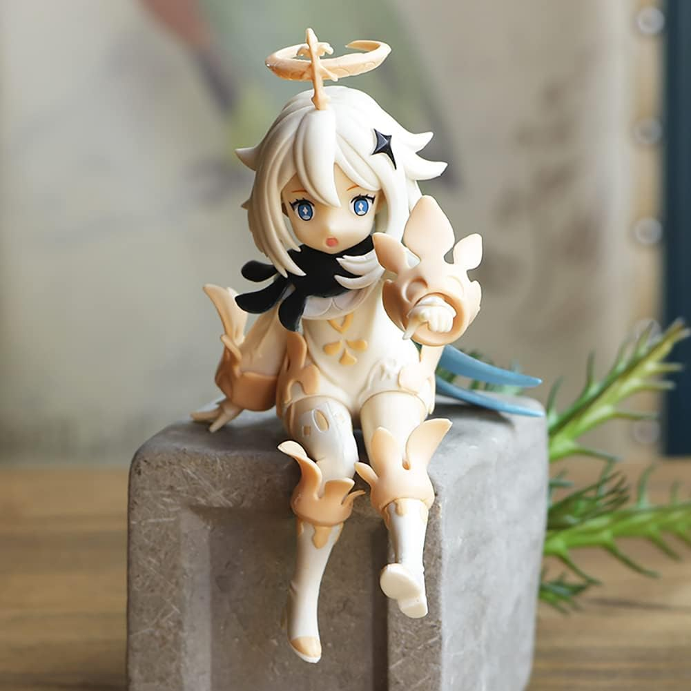 Paimon Genshin Figure Impact Figurine Genshin Merch Impact Paimon Figure Sitting 1/7 Scale Game Action Figure Character Model Anime Toys image number 2