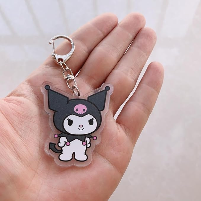 AII Lover Kawaii Backpack with Keychain,17.7In Cute Laptop Backpack Durable University School Backpack Travel Bag for Boy Girls Large Capacity - A image number 4