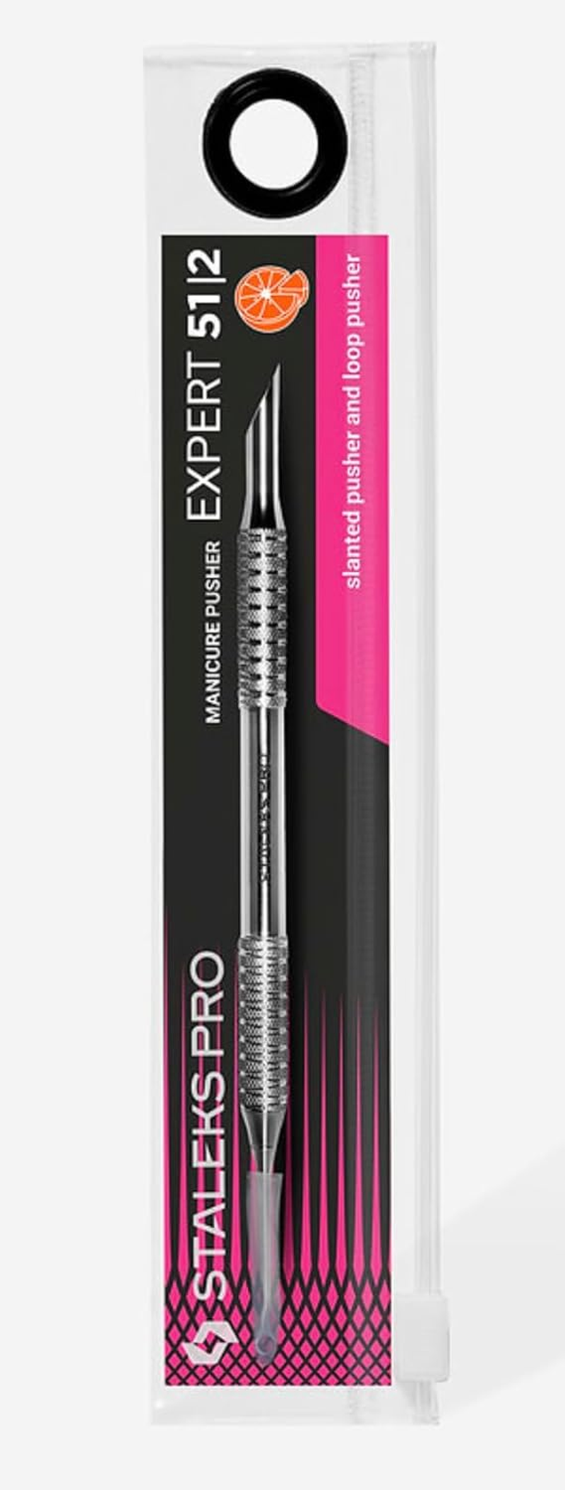 Staleks Pro Expert 51 Type 2 Manicure Pusher/Straight Flat & Loop Pusher - Model PE-51/2 image number 3