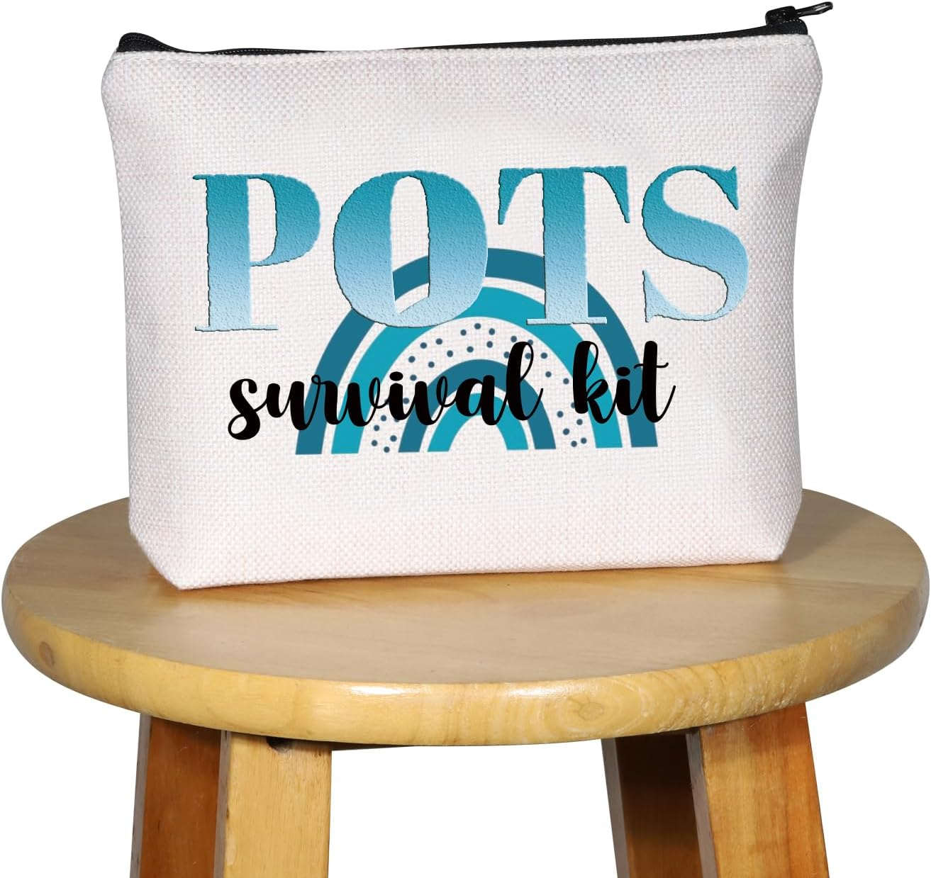 G2TUP POTS Awareness Gift POTS Survival Kit POTS Syndrome Fighter Warrior Cosmetic Bag Dysautonomia Awareness Gift, POTS Survival Kit MB image number 5