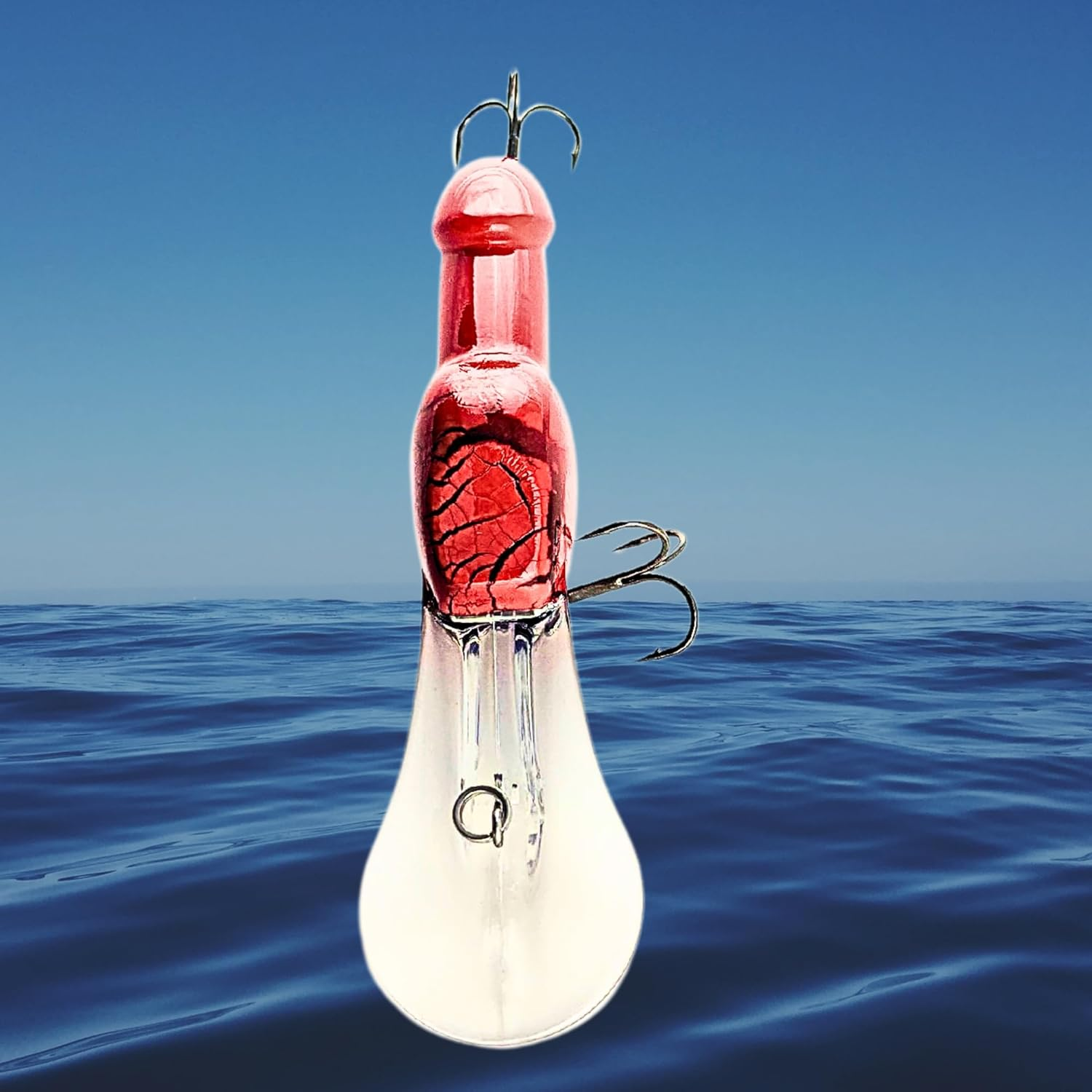 Whistytwig'S Novelty Deep Diving Crankbait - the Ultimate Fishing Lure for Freshwater and Saltwater - Perfect for Bass Fishing - Out for a Laugh but Also Catches Fish - Red image number 2