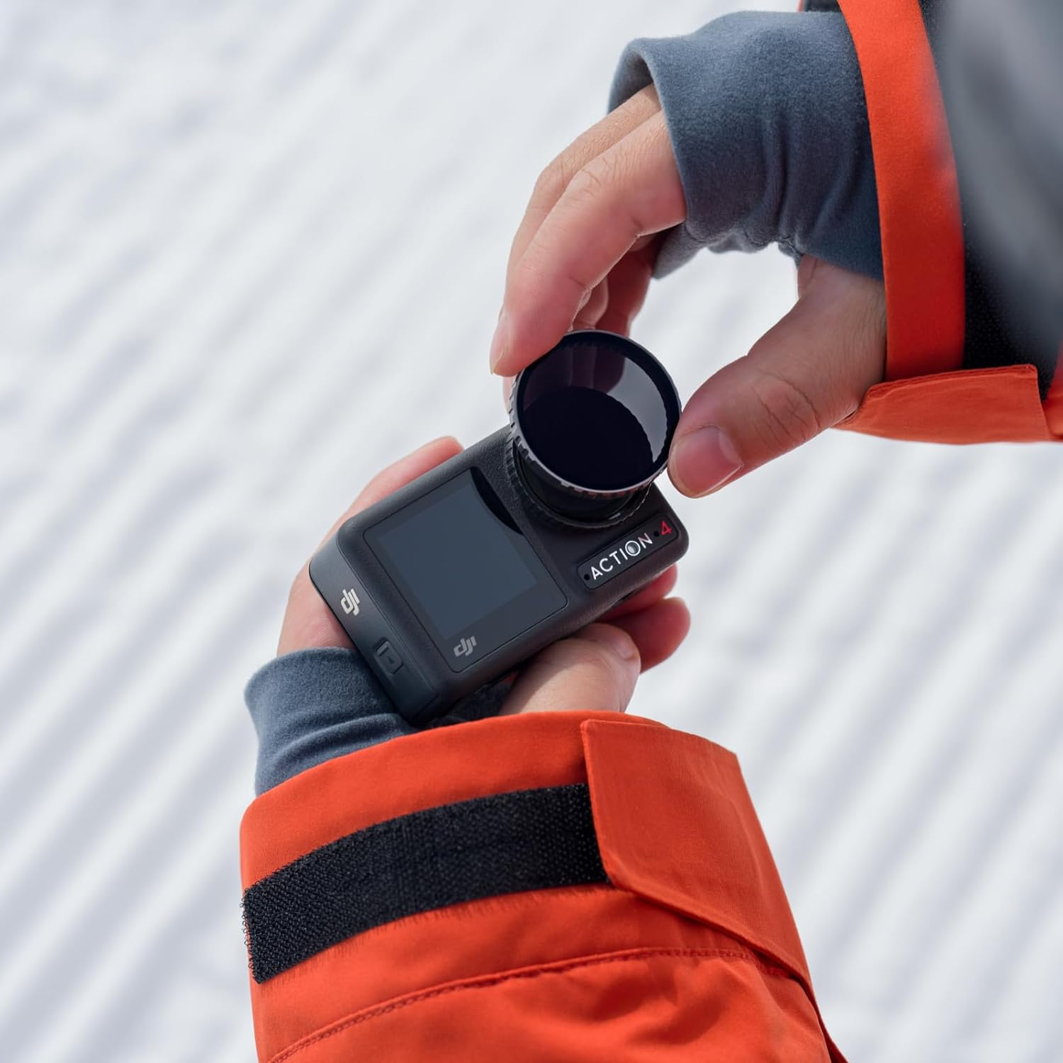 DJI Osmo Action Glass Lens Cover, Compatibility: Osmo Action 4 image number 1