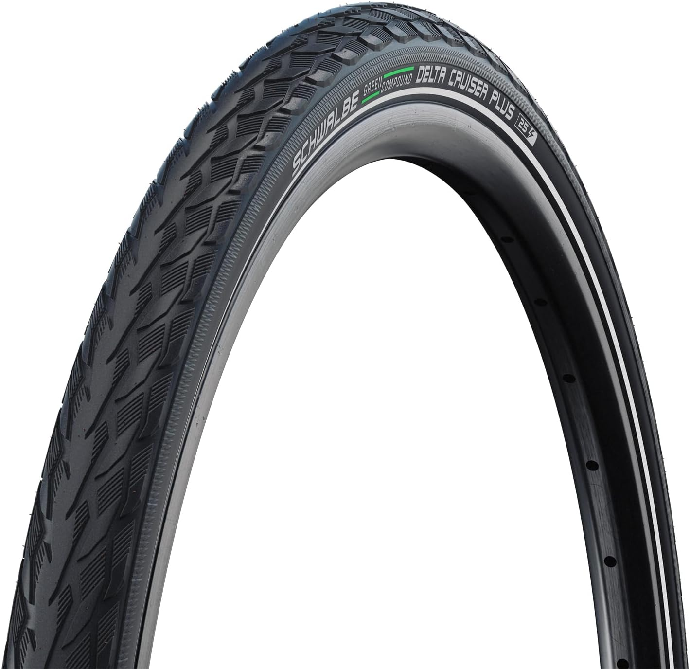 Schwalbe Delta Cruiser plus Clincher Tyres // 47-406 (20 X 1.75 Inches)