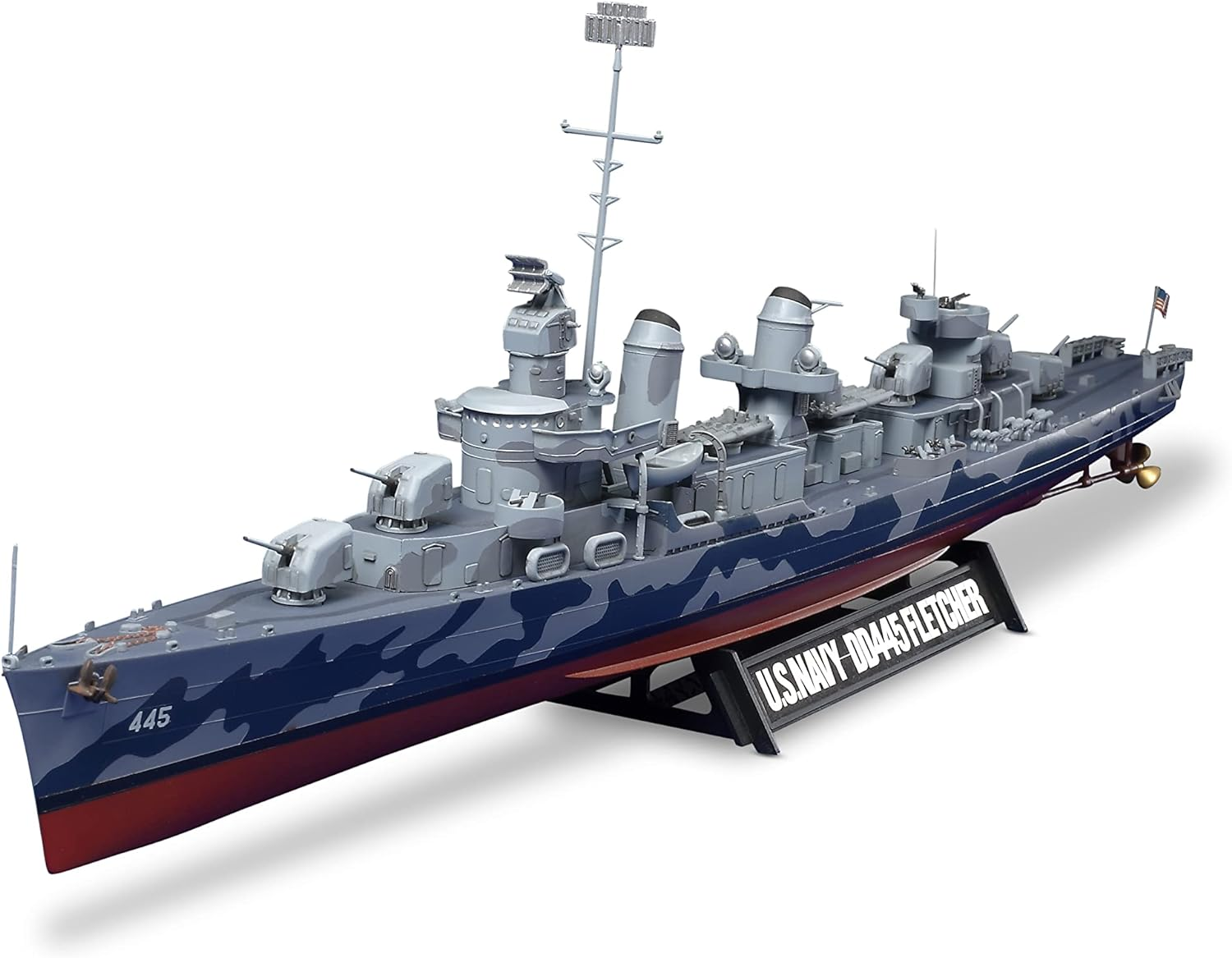 Tamiya U.S. Fletcher Class Destroyer Model Kit image number 3