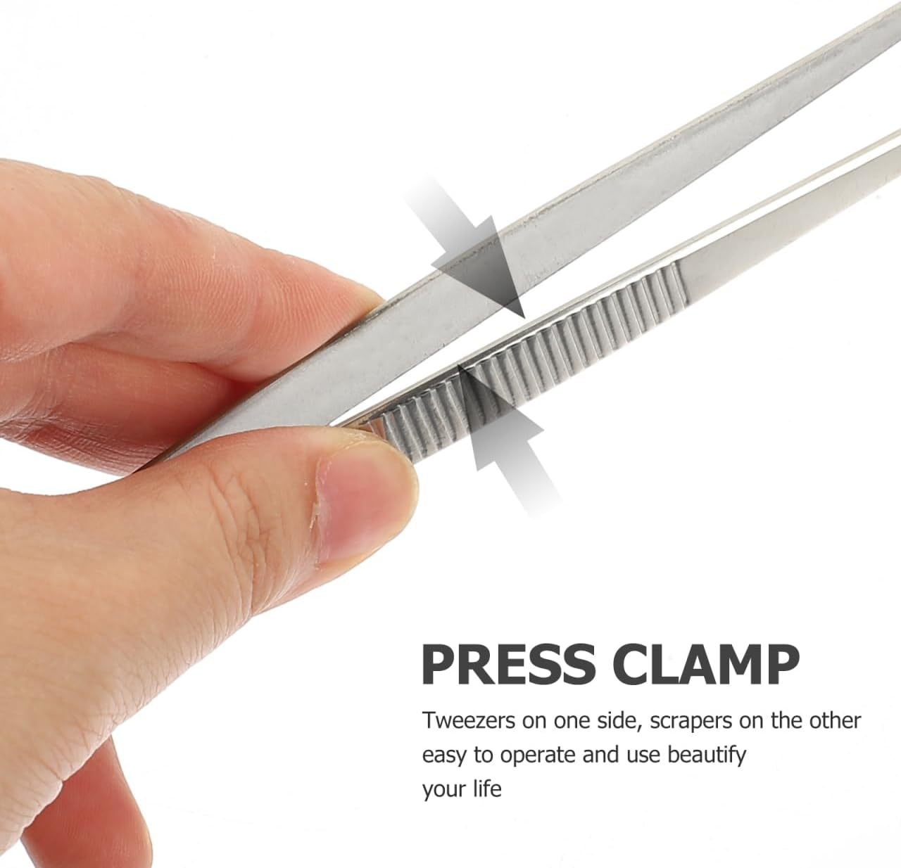 GANAZONO 2Pcs Bonsai Multipurpose Tool Succulent Rake Straight Bonsai Succulent Rake Aquascaping Tool Kit Bonsai Curved Tip Tools Aquarium Stainless Steel image number 4