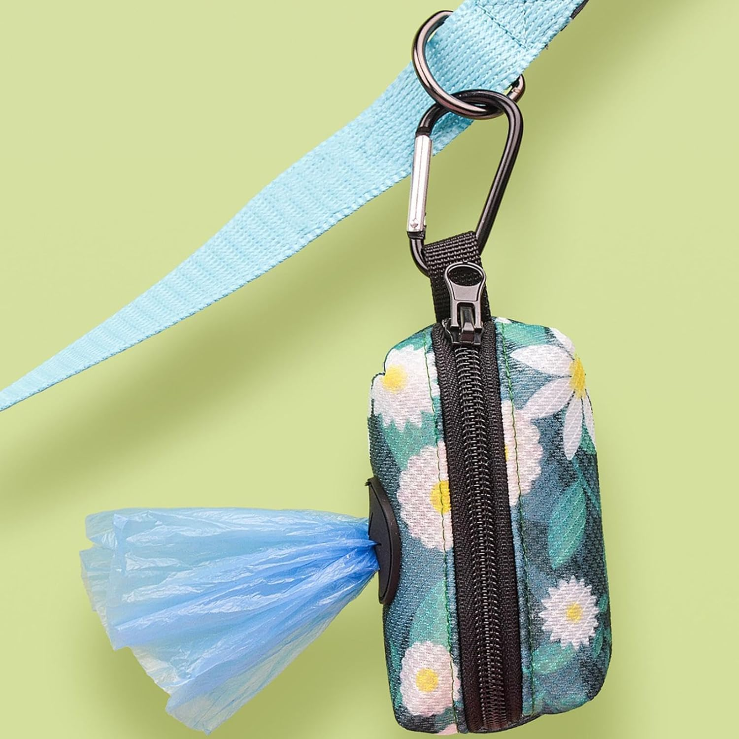 Dog Poop Bag Holder - Graphic Print Dog Poop Bags Rolls Holder - Portable Dog Waste Bag Holder for Camping, Dog, Cat, Traveling image number 2