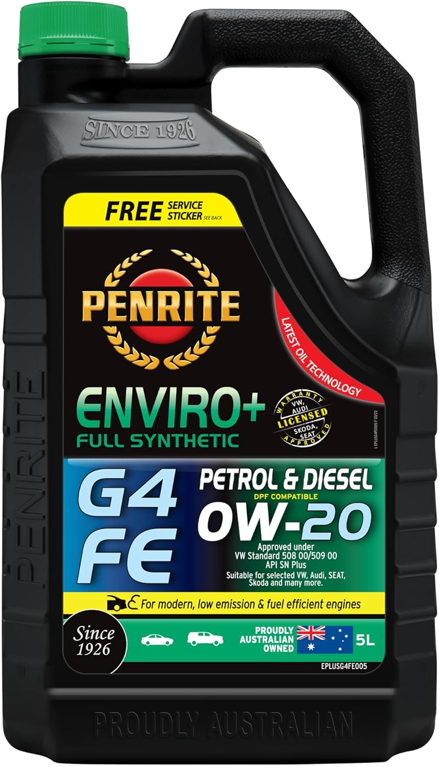 Penrite Enviro+ G4 0W-20 Engine Oil 5L - EPLUSG4FE005