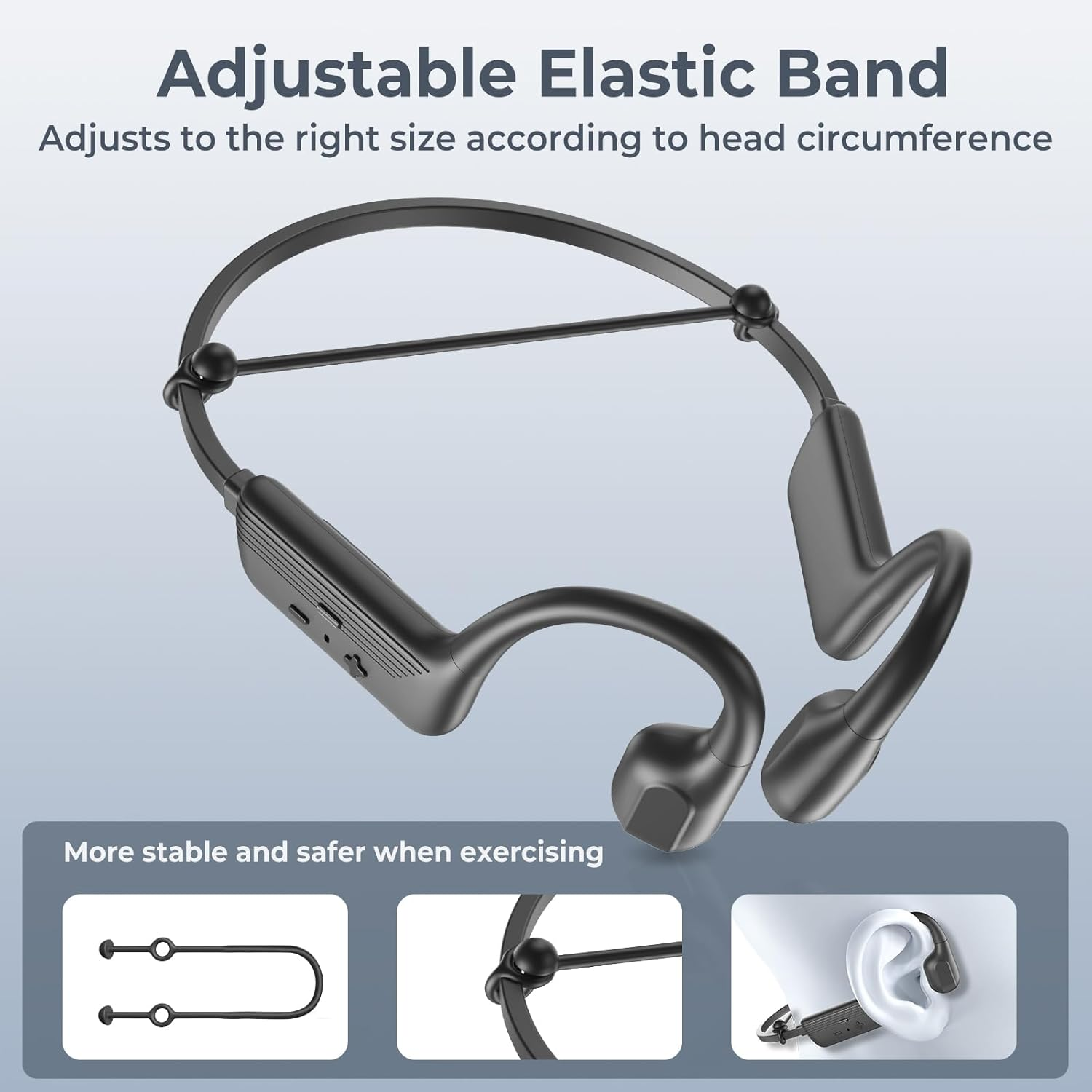 Relxhome Translator Headphones, Bluetooth 5.3, IPX5 Waterproof, 50 Hours Play Time image number 1