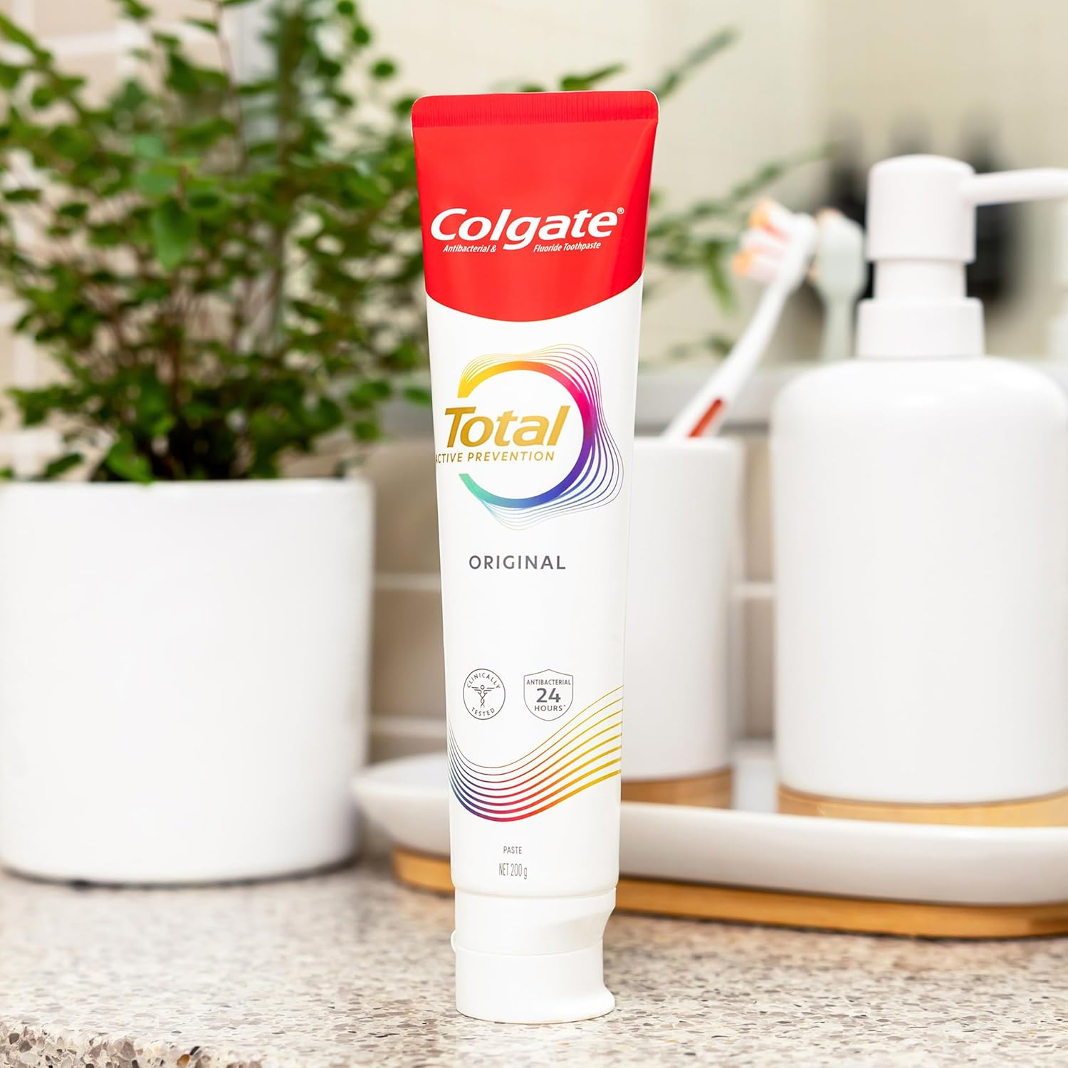 Colgate Total Active Prevention Original Toothpaste, 40G, Travel Size, Whole Mouth Health, Multi Benefit image number 5