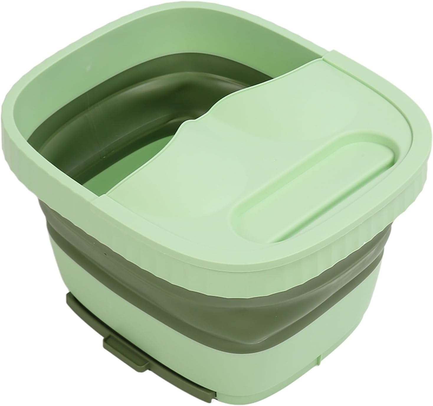 Collapsible Foot Soak Tub, Easy Storage Portable Foldable Foot Soak Tub Relax Muscles for Household (Green)