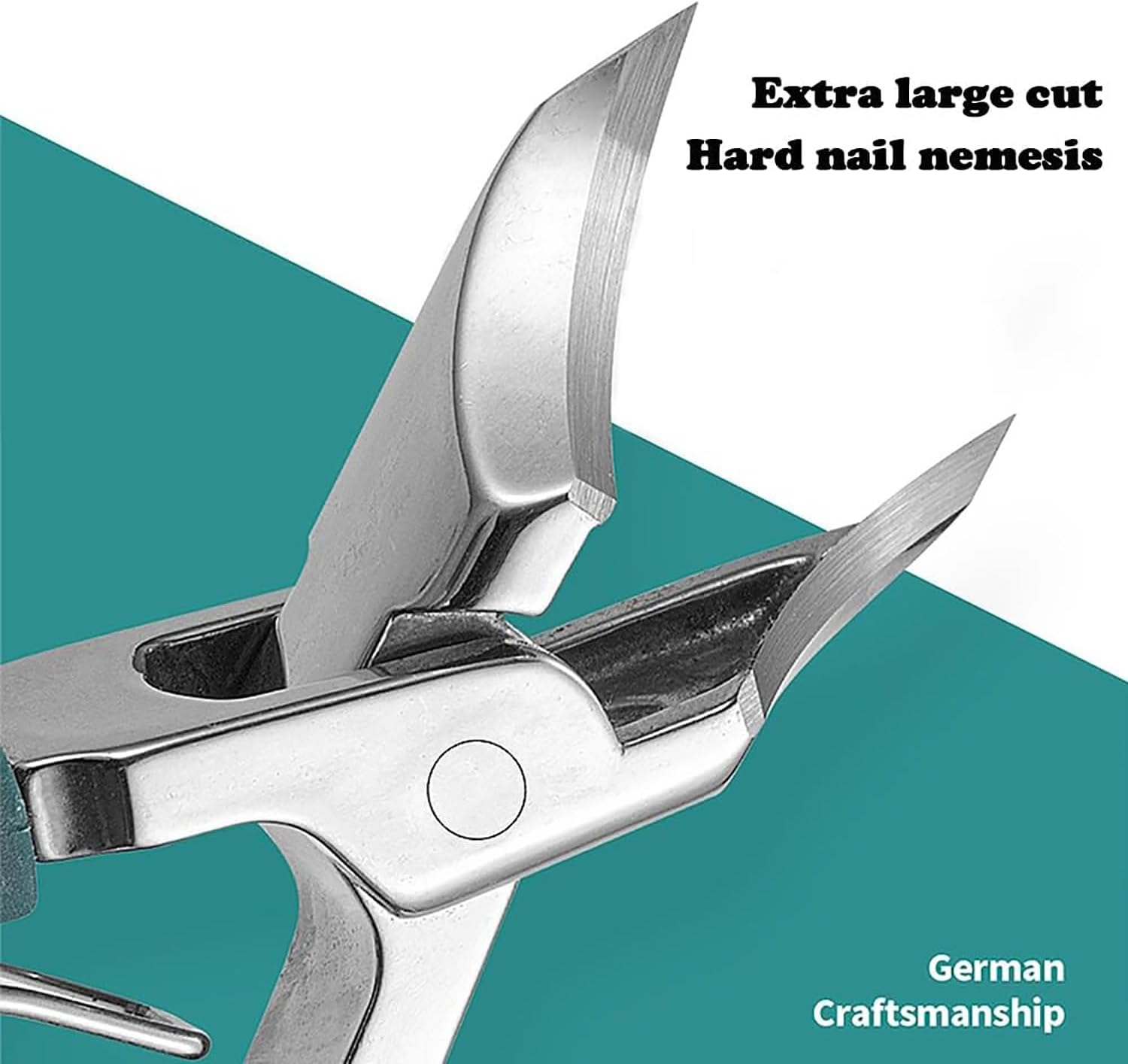 Eagle Beak Nail Clippers, Three Sets of Eagle Beak Beveled Nail Clippers,Wide Jaw Opening Anti-Splash Slanted Nail Clipper for Thick Nails, Ingrown Care (Black) - Black image number 6