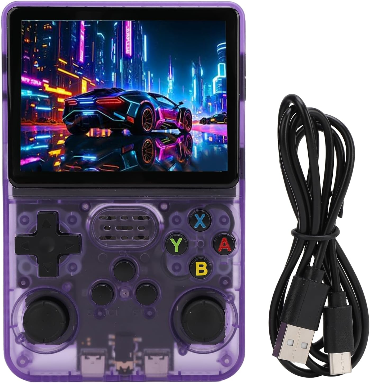 R36S Retro Handheld Game Console, 3.5In 640X480 IPS Screen, 15000+ Games More than 11 Retro Emulator Systems, DDR3L 1GB Retro Video Gaming Console with Dual 3D Joystick image number 3