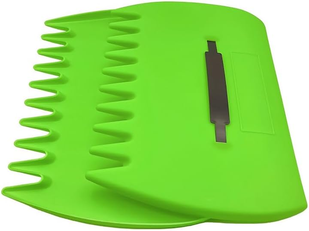 AIMALL 2PCS Garden Leaf Collection Rake &ndash; 13.4 X 9.6 Inch Lightweight Plastic Leaf Grabber for Outdoor Debris and Gardening Cleanup image number 4