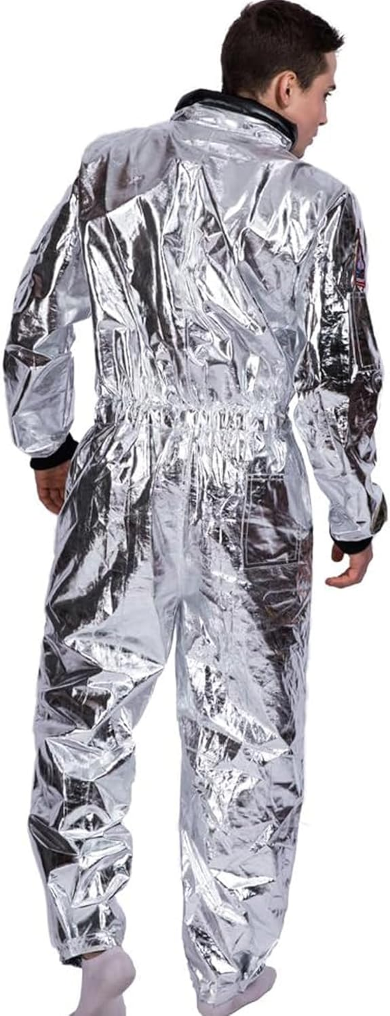 COSOUKE Astronaut Costume Adult Halloween Costumes Men Spaceman Overalls for Book Week Costume image number 2