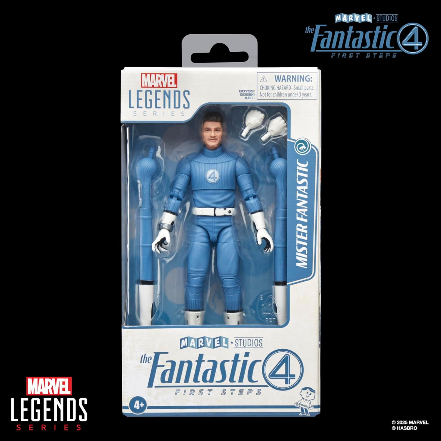 Marvel Legends Series Mister Fantastic, the Fantastic Four: First Steps Movie, Reed Richards Collectible 6 Inch Action Figure Toy, Superhero Toys for Boys and Girls Ages 4+ image number 6