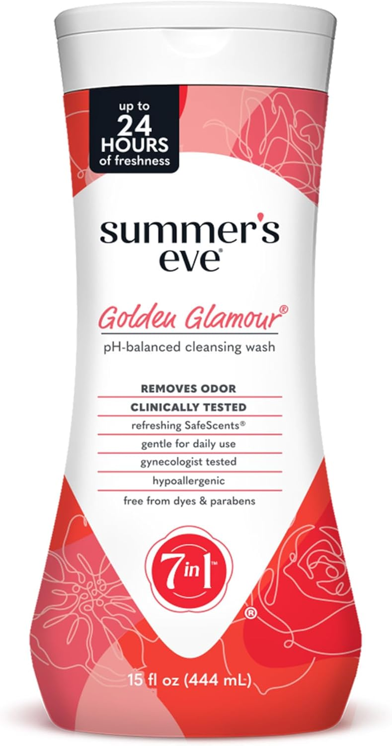 Summer'S Eve Feminine Cleansing Wash, Golden Glamour, 15 FL OZ image number 5