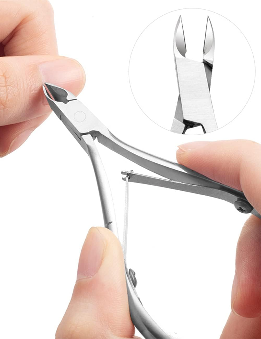 4 PCS Nail Polish Remover Tools Kit with Nail Clips Nail Files Cuticle Pusher and Cutter Set, Professional Nail Polish Removal Accessories, Stainless Steel Cuticle Remover Tools, Nail Artist Tools image number 1