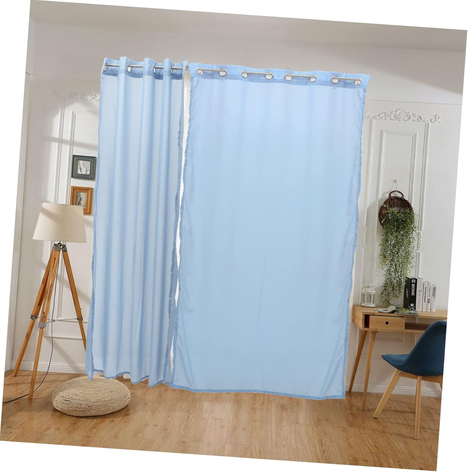 Levemolo Elegant Polyester Waterproof Curtain for Outdoor Patio Garden Window Living Room Bedroom Privacy image number 3