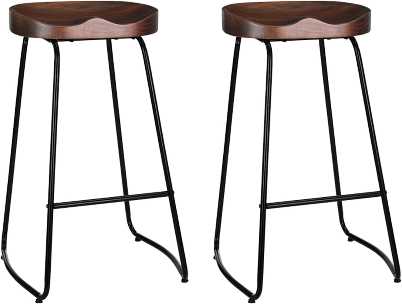 Artiss Bar Stools Stool Set of 2 Kitchen Counter Barstools Dining Chair Vintage