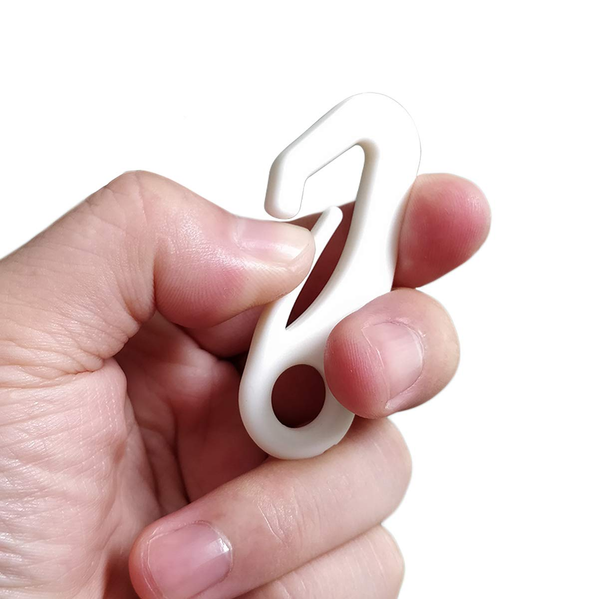 TTSAM Profession Flag Pole Clip Snap Hooks Durable Nylon Flag Clips Flag Pole Accessory - Attach Flags Hooks to Halyard Rope and Buckle the Flag(Pack of 8) image number 4