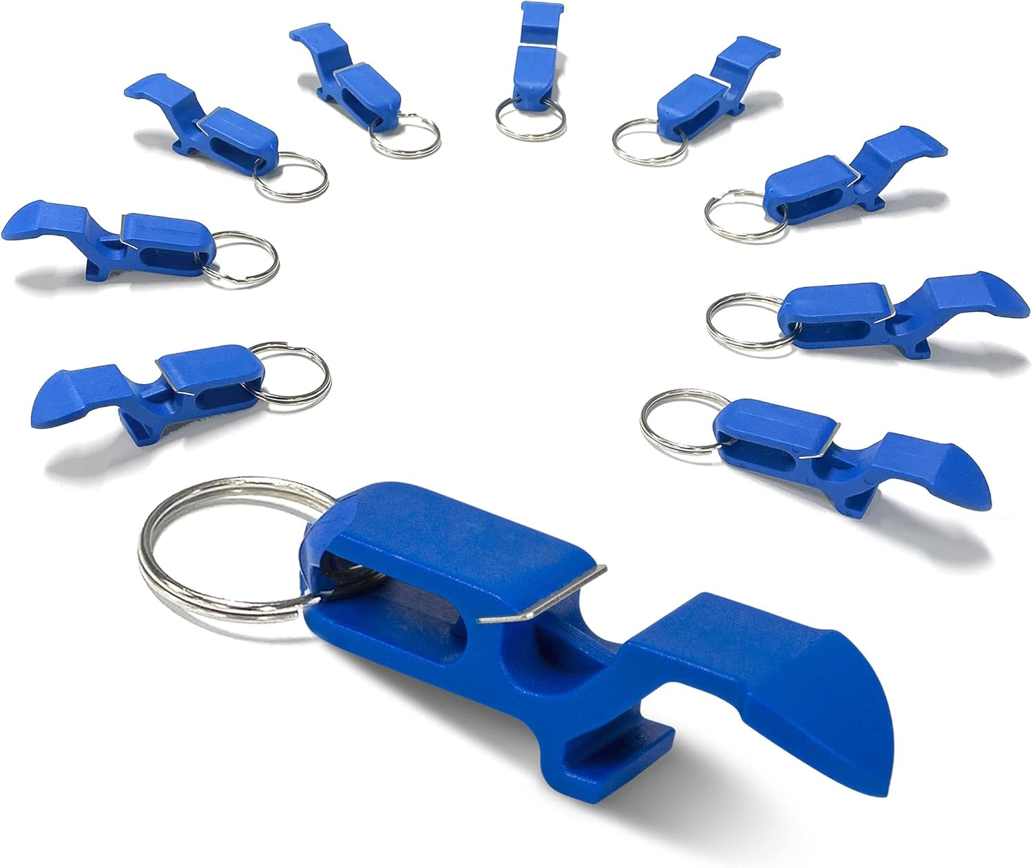 Gopong Ultimate Beer Shotgun Opener - Keychain Tool 10 Pack - Great for Party Favors, Tailgating and More - Choose Your Color image number 1