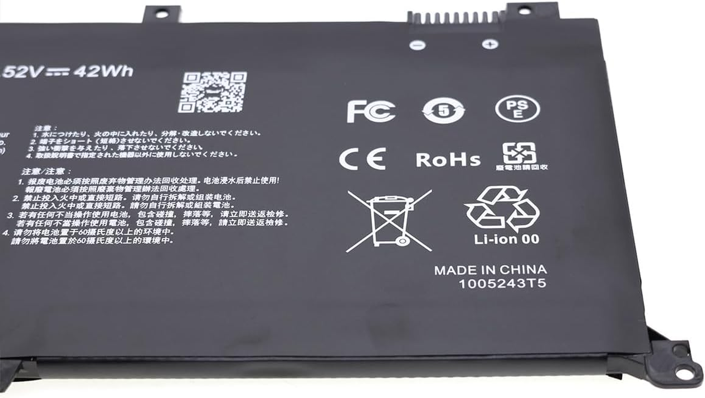 B31N1732 Laptop Battery Replacement for ASUS A571G K571GT X571G X571GT-BQ274T Vivobook S14 S430F S430FN-EB168T 11.52V 3653Mah 42Wh