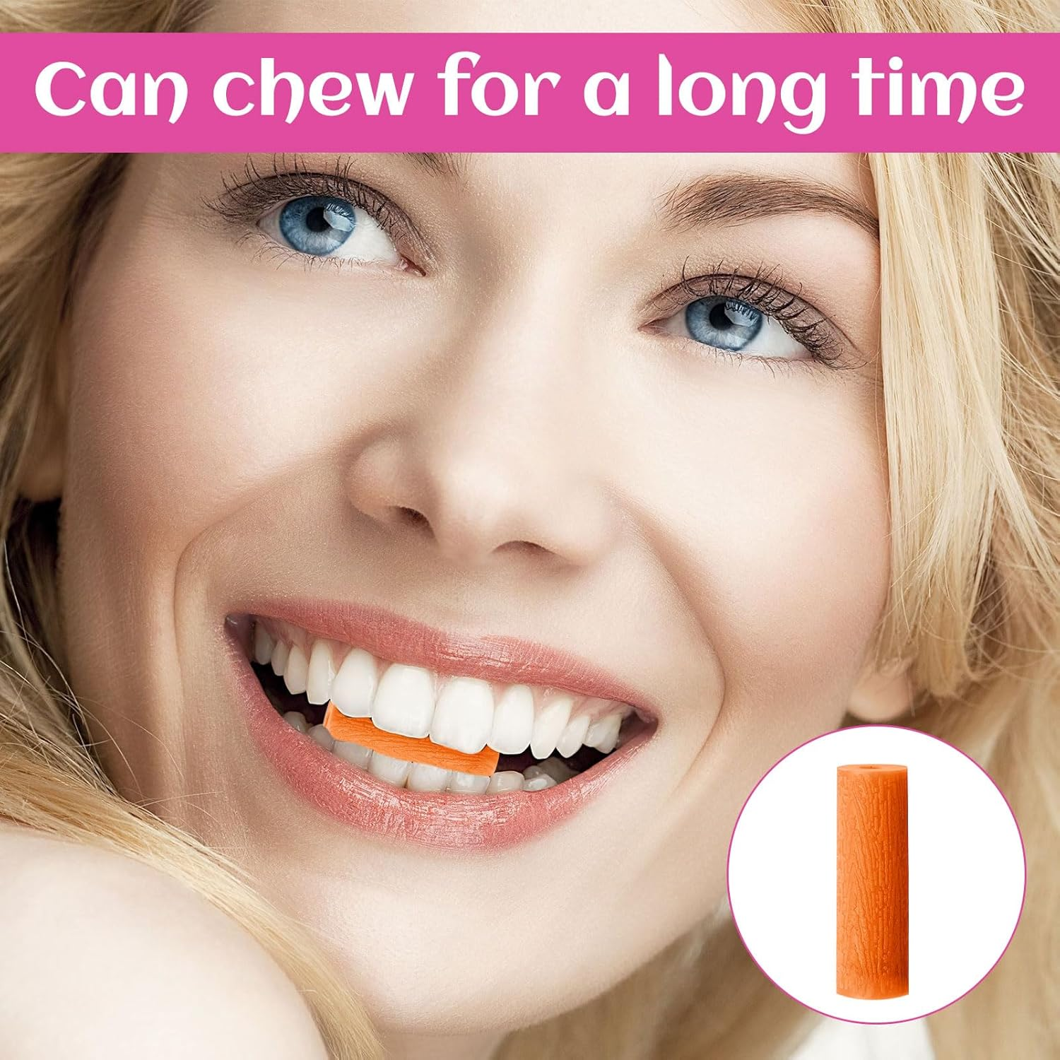 Aligner Chewies, 20 Pcs Aligner Tray Seaters for Trays Aligner, Silicone Orthodontic Chompers, Reusable Dental Teeth Aligner Chewies, Chewies for Invisalign Aligners (5 Colors) image number 1