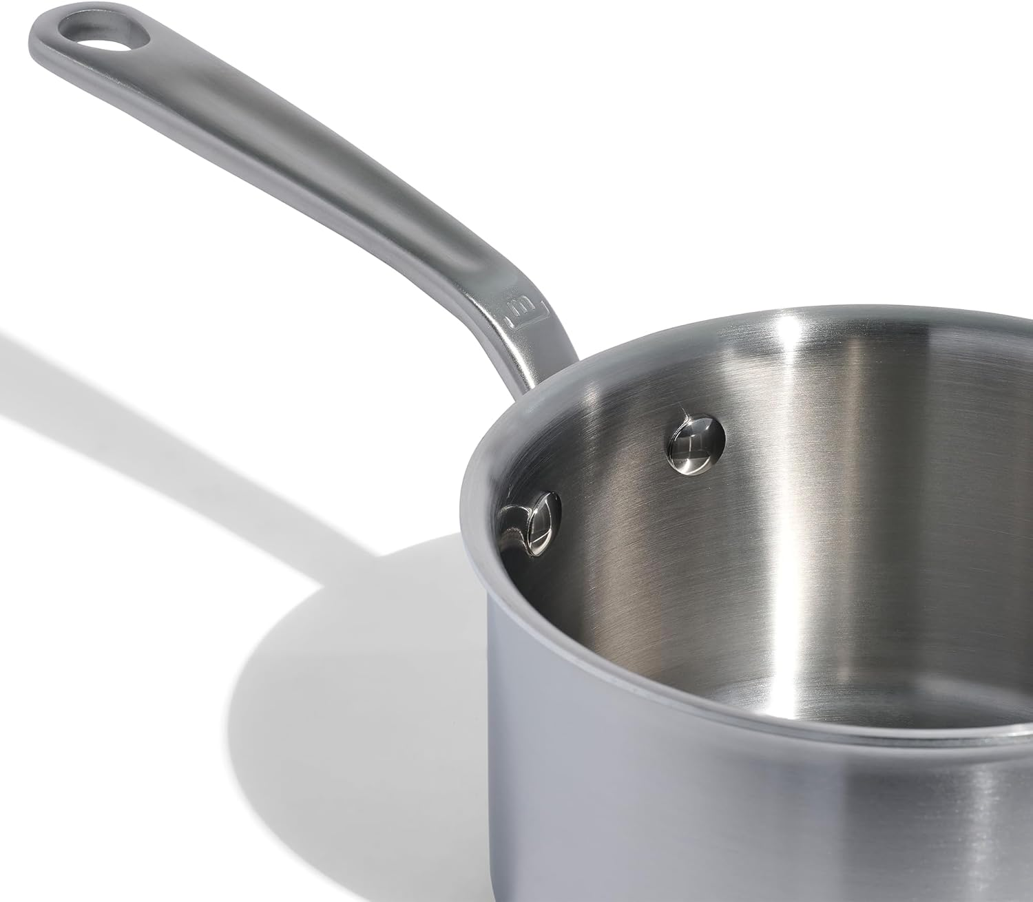 Made in Cookware - 2 Quart Stainless Steel Saucepan with Lid - 5 Ply Stainless Clad Sauce Pan - Professional Cookware - Crafted in Italy - Induction Compatible image number 1