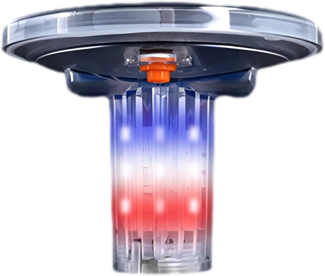 Solar Strobe Warning Light, Waterproof LED Flashing Safety Light, Outdoor Emergency Warning Lamp with Switch for Construction Traffic Dock Marine Beacon Road Signs image number 6