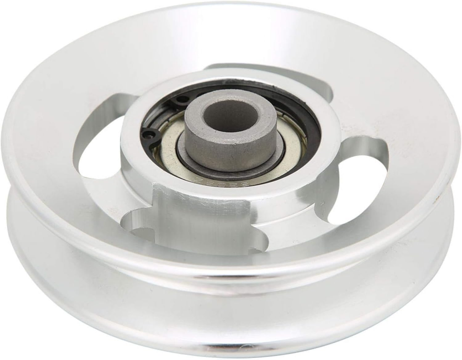 Yosoo Health Gear Fitness Pulley Wheel, Universal Aluminum Alloy Bearing Pulley Wheel Gym Diameter 90Mm&115Mm for Exercise Strength Training Accessory image number 5