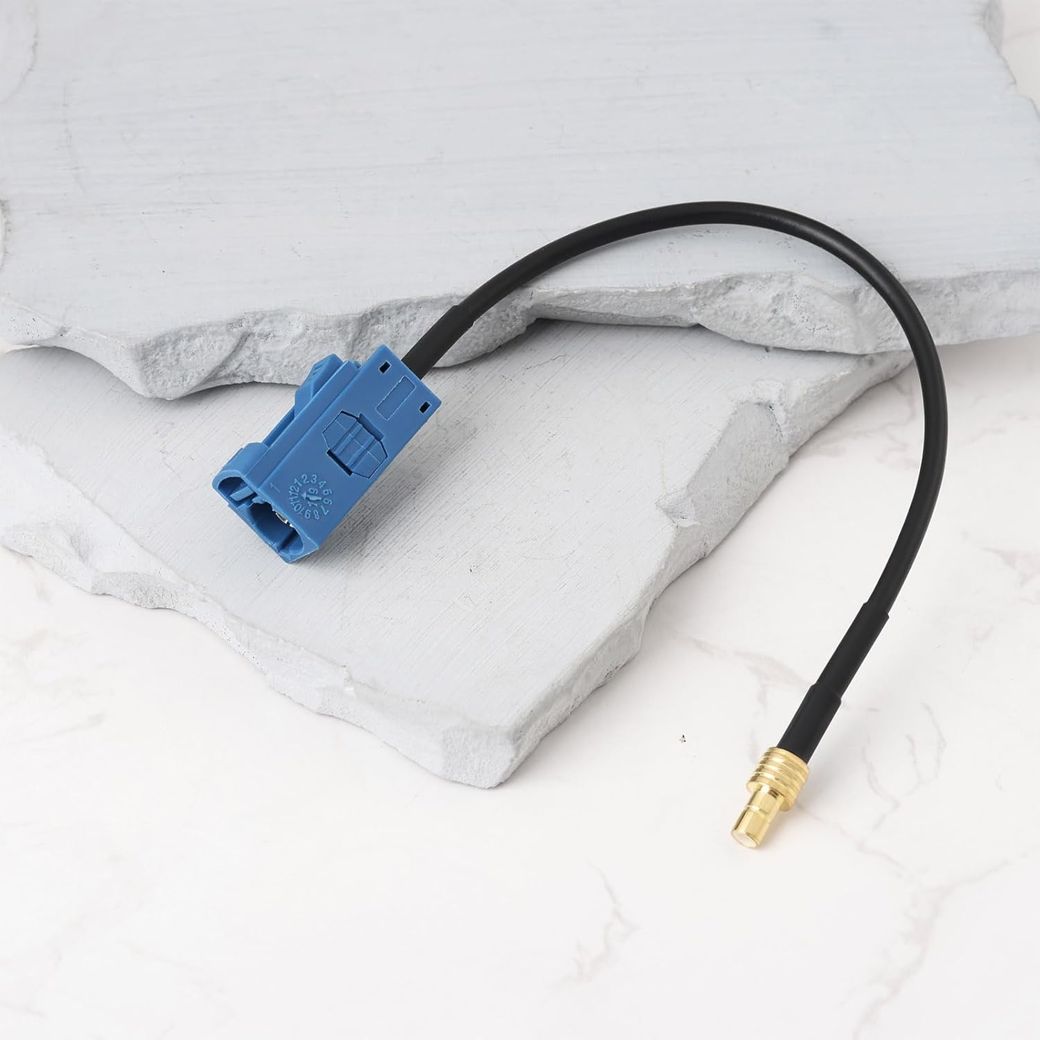 2Pcs SMB Male to Fakra C Female Aerial Adapter Cable for Car Truck SUV, 18Cm image number 6