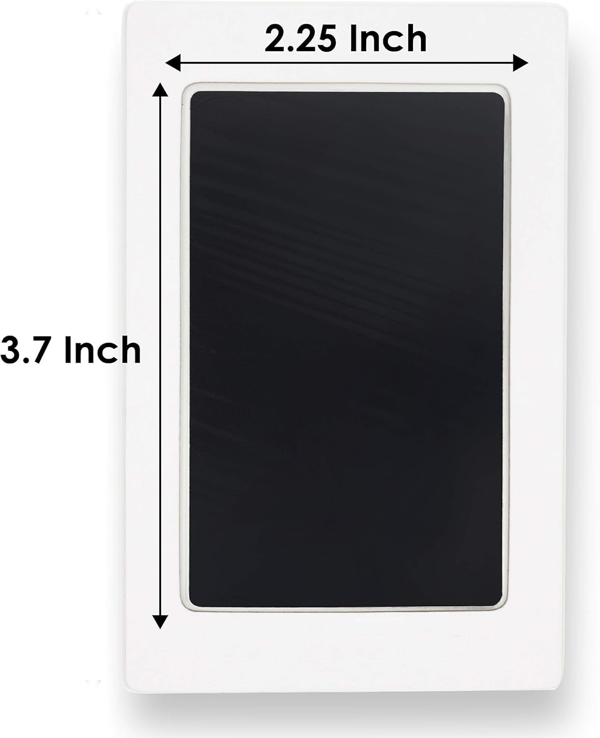 STR- Clean Touch Ink Pad for Baby Handprints and Footprints &ndash; Inkless Infant Hand & Foot Stamp &ndash; Safe for Babies, Doesn&rsquo;T Touch Skin &ndash; Perfect Family Memory or Gift &ndash; Black Print Kit By image number 3