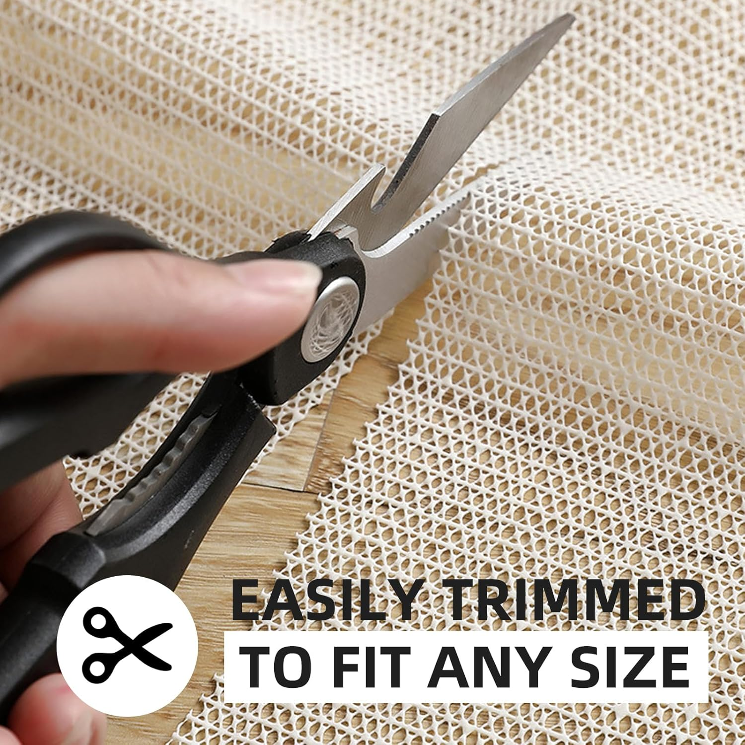 Non Slip Rug Pad, under Rug Non Slip Mat Keep Your Rugs Safe and in Place, Reusable Carpet Pad, Multipurpose Rug Underlay for Hardwood Floors under the Sofa Bed Chair Cushion (70X280 Cm) image number 3