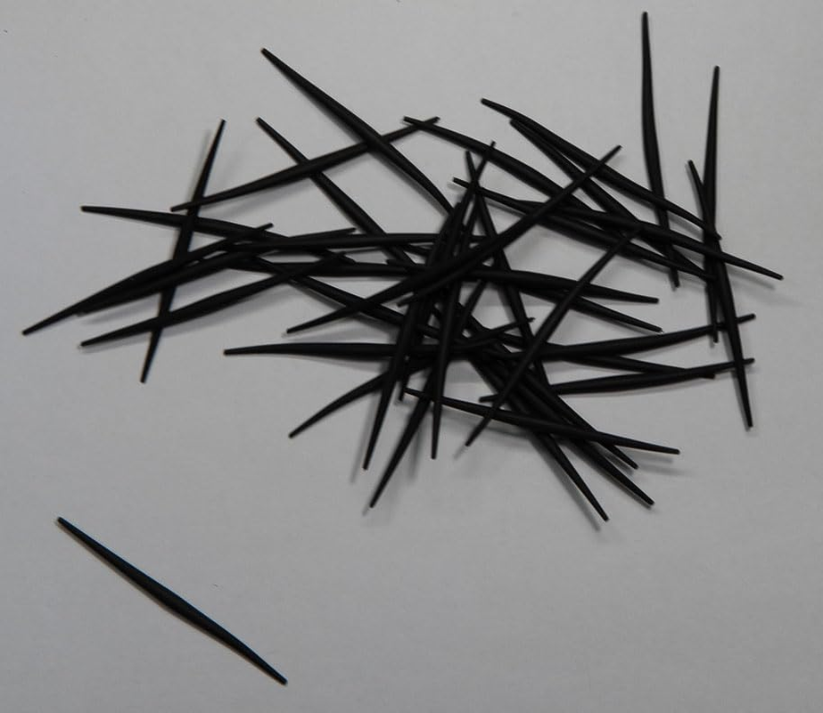 Lab Tapered Stopper Plug for 5/16" 8-9 Mm Test Tube Hole (Pack of 30) for Paint Masking Surface Protection Dust Isolated Liguid Sealed Black Rubber image number 3